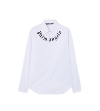 Carica l'immagine nel visualizzatore di Gallery, Camicia bianca con logo sul collo Palm Angels
