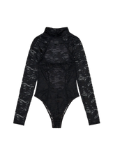 Carica l'immagine nel visualizzatore di Gallery, Body in pizzo di nylon con schiena scoperta Diesel Donna
