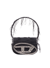 Carica l'immagine nel visualizzatore di Gallery, 1DR-Iconica borsa a spalla in tela e pelle Diesel
