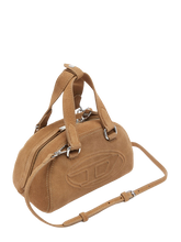Carica l'immagine nel visualizzatore di Gallery, 1DR Dome-Borsa bowling piccola in pelle scamosciata Diesel
