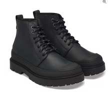 Carica l'immagine nel visualizzatore di Gallery, Prescott Lace Nero Pelle oliata Birkenstock Uomo
