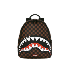 Carica l'immagine nel visualizzatore di Gallery, SHARKS IN PARIS WTF BUBBLE BROWN CHECK SAVAGE BACKPACK SPRAYGROUND
