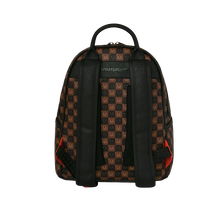 Carica l'immagine nel visualizzatore di Gallery, SHARKS IN PARIS WTF BUBBLE BROWN CHECK SAVAGE BACKPACK SPRAYGROUND
