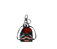 Carica l'immagine nel visualizzatore di Gallery, SHARKS IN PARIS WTF BUBBLY BLACK CHECK BACKPACK KEYCHAIN SPRAYGROUND
