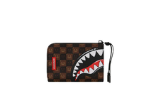 Carica l'immagine nel visualizzatore di Gallery, SHARKS IN PARIS WTF BUBBLE BROWN CHECK WALLET SPRAYGROUND
