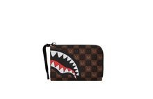 Carica l'immagine nel visualizzatore di Gallery, SHARKS IN PARIS WTF BUBBLE BROWN CHECK WALLET SPRAYGROUND
