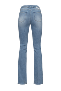 FLORA JEANS FLARED DENIM BLUE STRETCH