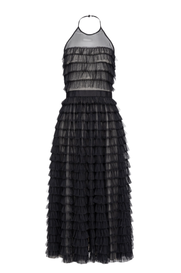 CORRIENTES ABITO MIDI TULLE A BALZE