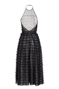 CORRIENTES ABITO MIDI TULLE A BALZE