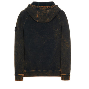 Felpa di cotone cappuccio+trattamento OFF-DYE OVD 751561338 Stone Island