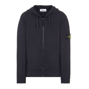 Felpa di cotone smerigliato full zip 751564220 Stone Island
