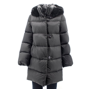 Piumino cappuccio ecopelliccia NAW33414050 Fay
