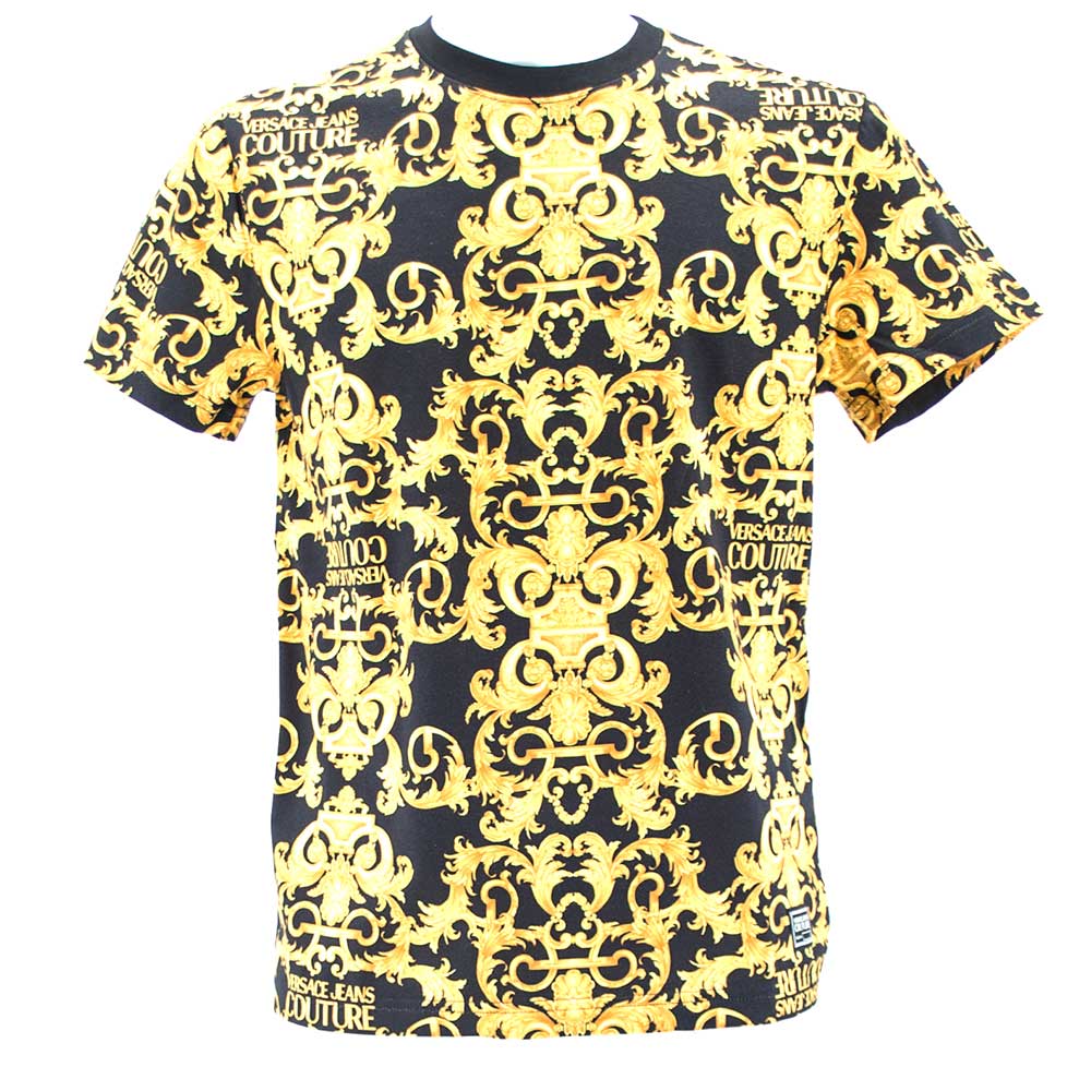 T-shirt giro barocco B3GWA7S0 Versace JC