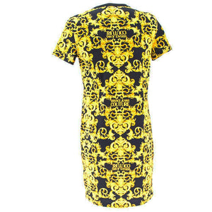Mini abito maxi t-shirt stampa barocco D2HWA401  Versace JC