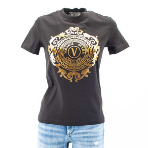 T-shirt V emblem barocco B2HWA7FA Versace JC