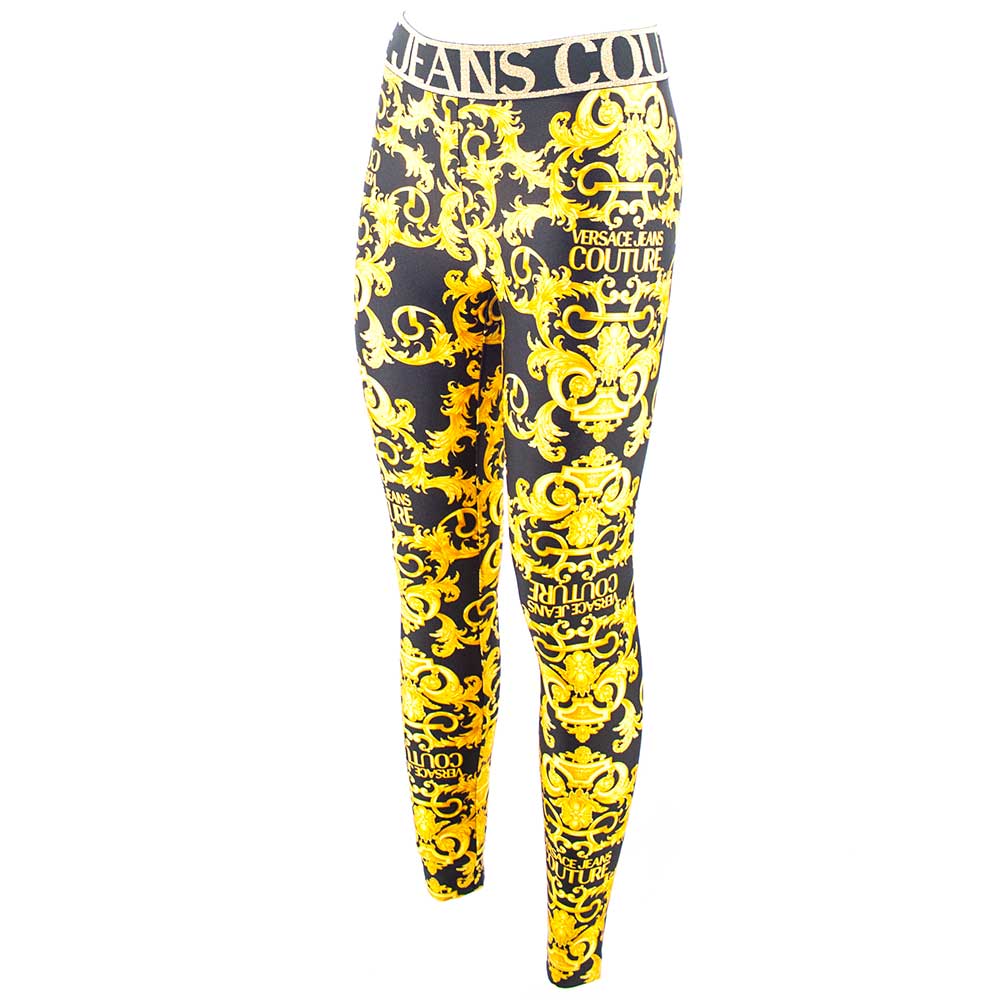 Leggings con stampa Barocco D5HWA101  Versace JC