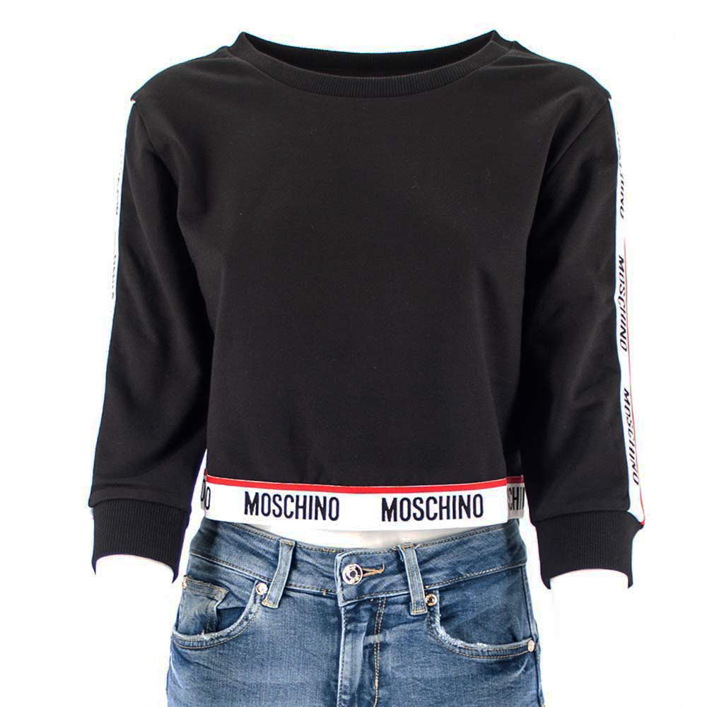 Felpa corta clearance moschino