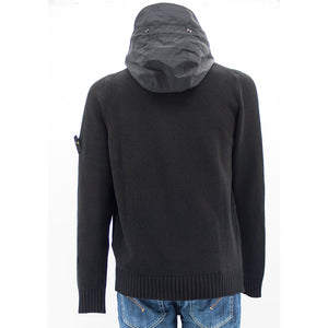 Cardigan zip cappuccio 7315551A3 Stone Island