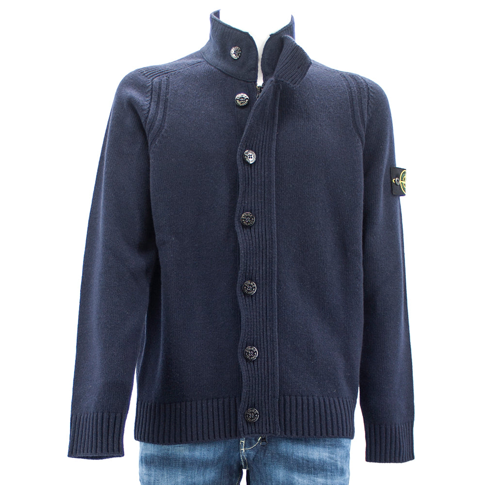 Cardigan zip/bottoni 7315564A3 Stone Island