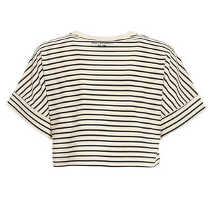 T-shirt cropped a righe Kendal A070107461555 Philosophy