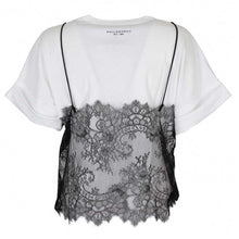 Carica l&#39;immagine nel visualizzatore di Gallery, T-shirt con top in tulle Emanuelle  A070507460002 Philosophy
