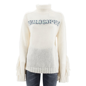 Maglia frange e logo A0904 5704 2002 Philosophy