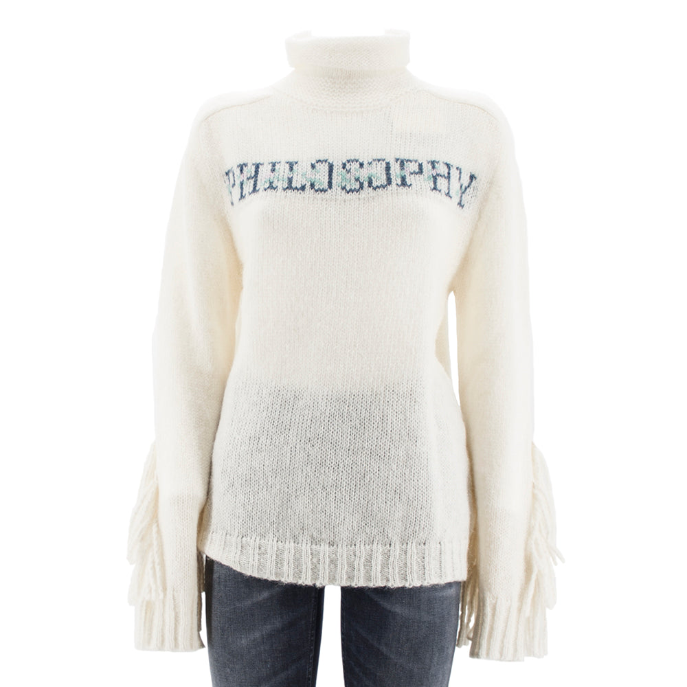 Maglia frange e logo A0904 5704 2002 Philosophy