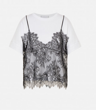 Carica l&#39;immagine nel visualizzatore di Gallery, T-shirt con top in tulle Emanuelle  A070507460002 Philosophy
