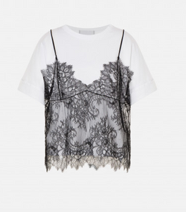 T-shirt con top in tulle Emanuelle  A070507460002 Philosophy