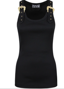 Canotta costine con fibbia D3HWA651 Versace JC