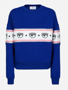 Felpa maxi logomania 71CBIF00 Chiara Ferragni