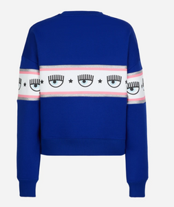 Felpa maxi logomania 71CBIF00 Chiara Ferragni