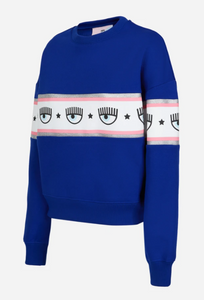 Felpa maxi logomania 71CBIF00 Chiara Ferragni