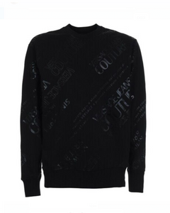 Felpa giro logo diagonale 71GAIT14  71UP302 Versace JC