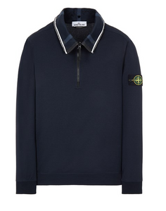 Felpa collo zip 761562752 Stone Island