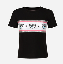 Carica l&#39;immagine nel visualizzatore di Gallery, T-shirt maxi logomania 72CBHT15 Chiara Ferragni
