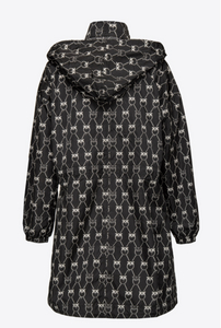 Impermeabile monogram Melzo Pinko