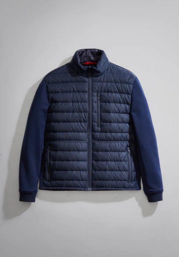 Giubbino trapuntato blu Fay