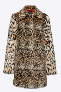 Cappotto Conchita faux fur Pinko