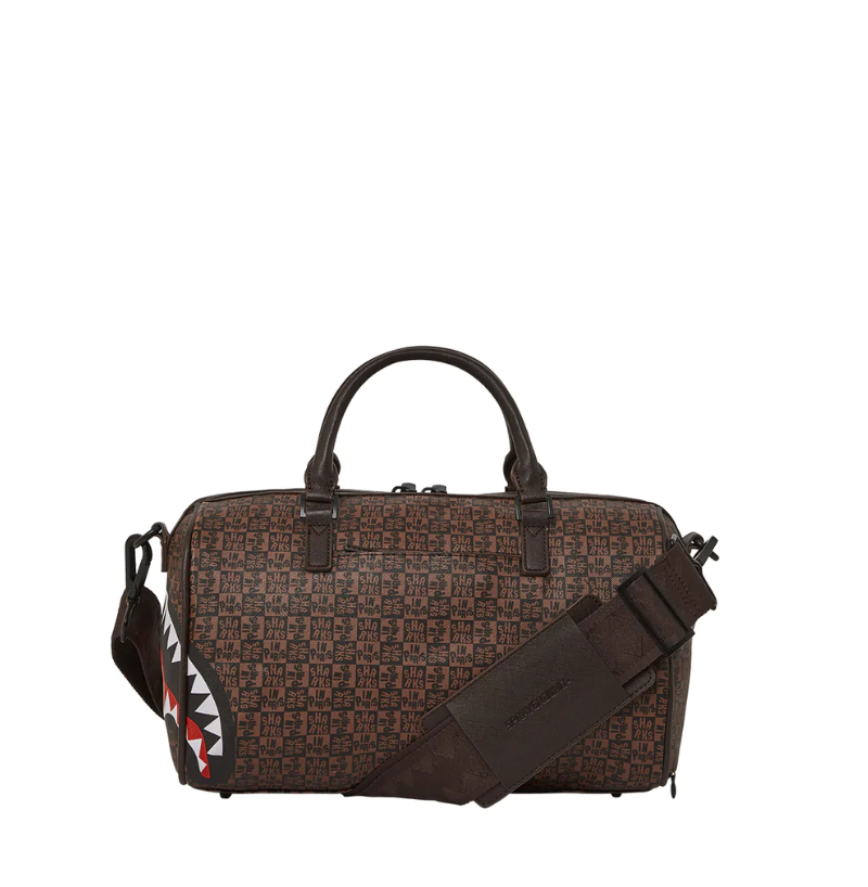 Bauletto Sharks In Paris Check Mini Duffle Sprayground