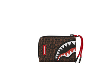 Carica l&#39;immagine nel visualizzatore di Gallery, Portafoglio Sharks In Paris Check Marrone Sprayground

