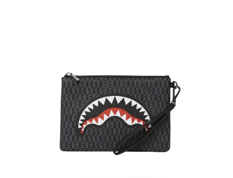 Pochette Money Check Grey  Grigio Sprayground