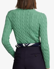 Carica l&#39;immagine nel visualizzatore di Gallery, Cardigan girocollo a trecce 211891643005 Polo Ralph Lauren
