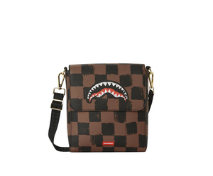 BORSA  SHARKS IN PARIS PAINTED MESSENGER SLING BAG SPRAYGROUND