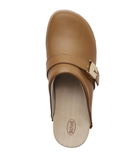 Zoccoli Pescura Clog 50 Cognac Scholl