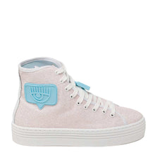 Carica l&#39;immagine nel visualizzatore di Gallery, SNEAKERS GLITTER ROSA E LOGO CHIARA FERRAGNI
