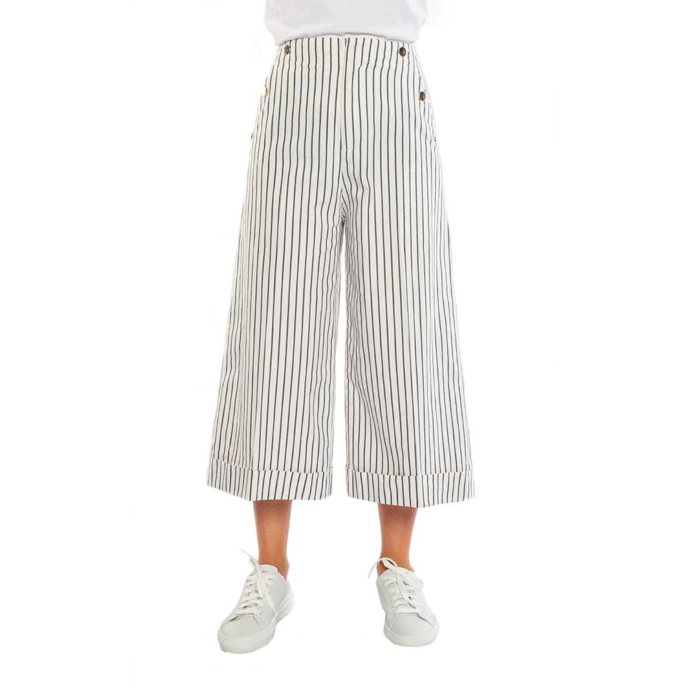 PANTALONE PIRATE GESSATO DON DUP