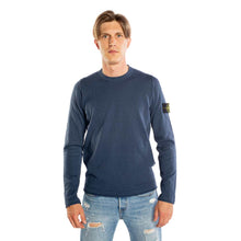 Carica l&#39;immagine nel visualizzatore di Gallery, MAGLIA FILO BLU MARINE STONE ISLAND
