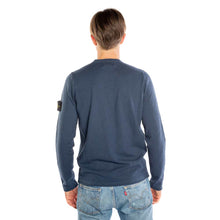 Carica l&#39;immagine nel visualizzatore di Gallery, MAGLIA FILO BLU MARINE STONE ISLAND
