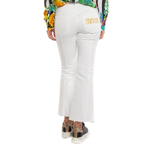 JEANS BIANCO VERSACE JEANS COUTURE